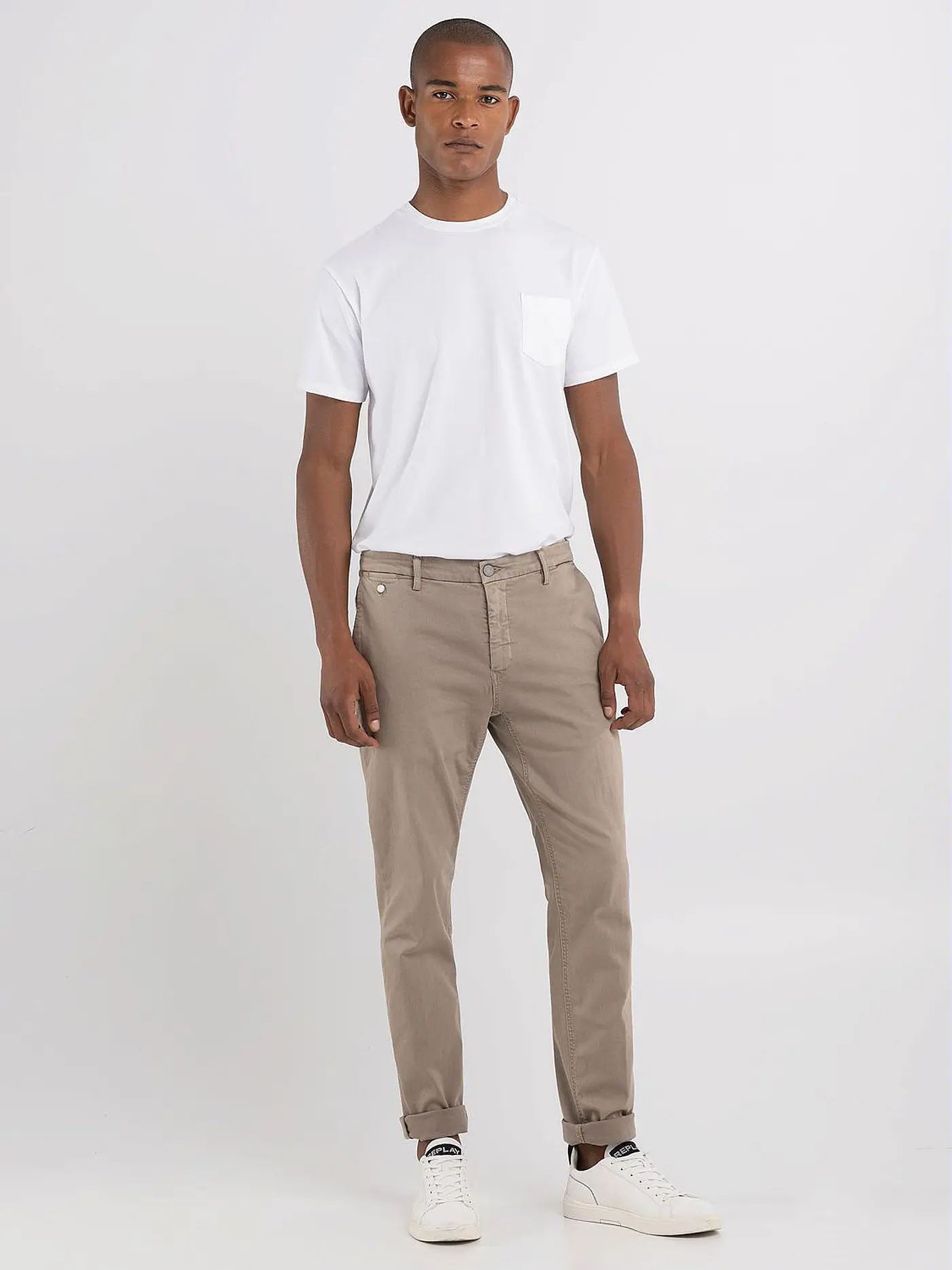 REPLAY | Chino Regular Fit " Benni " Hyperflexx | beige